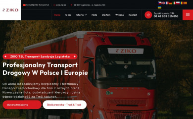 ziko-transport.pl screenshot