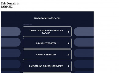 zionchapeltaylor.com screenshot