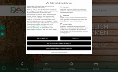 zimmerei-papp.de screenshot
