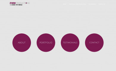 zimmproductions.com screenshot