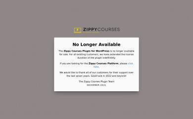 Zippy Courses Theme screenshot