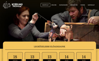 ziranoszinhaz.hu screenshot