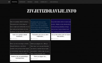 zivjetizdravije.info screenshot