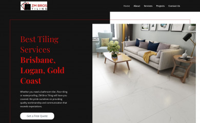 zmbrostilingservices.com.au screenshot