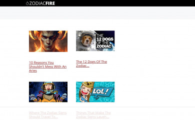 zodiacfire.com screenshot