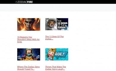 zodiacfire.com screenshot
