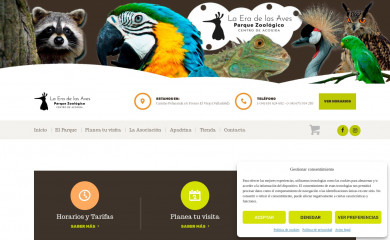 zoologicolaeradelasaves.com screenshot