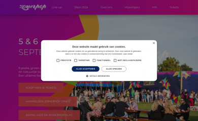 zomerpop.nl screenshot