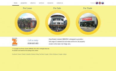 zonerealty.co.nz screenshot