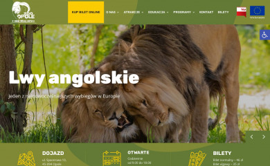 zoo.opole.pl screenshot