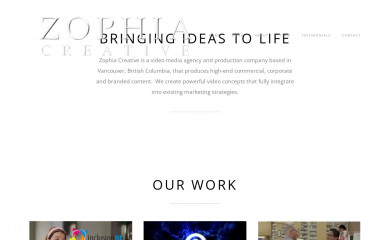 zophiacreative.com screenshot