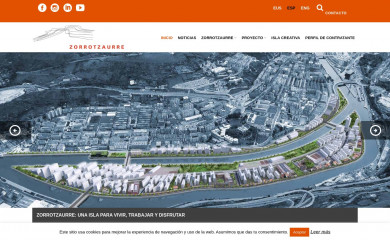 zorrotzaurre.com screenshot