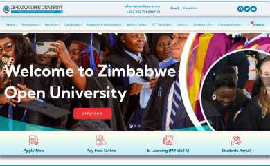 zou.ac.zw screenshot