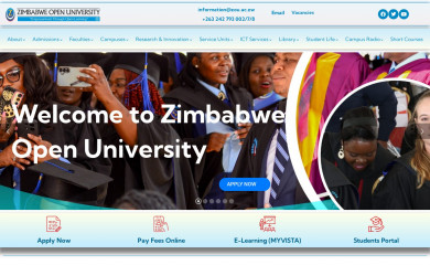 zou.ac.zw screenshot