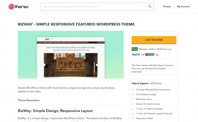 BizWay Pro Responsive Theme screenshot