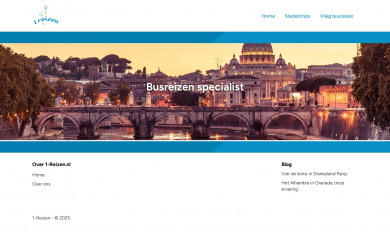 1-reizen.nl screenshot