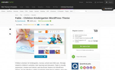 https://1.envato.market/fable-children-kindergarten-wordpress-theme screenshot