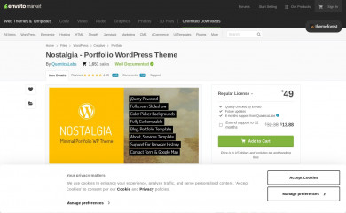 https://1.envato.market/nostalgia-portfolio-wordpress-theme screenshot