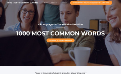 1000mostcommonwords.com screenshot