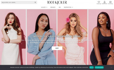 1001kjoler.dk screenshot
