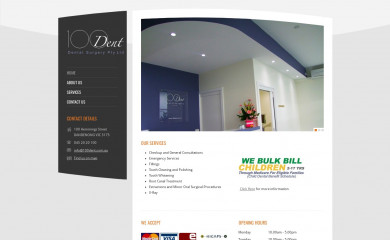 100dent.com.au screenshot