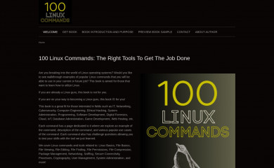 100linuxcommands.com screenshot