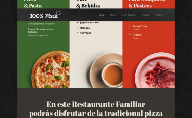 100pizza.cl screenshot