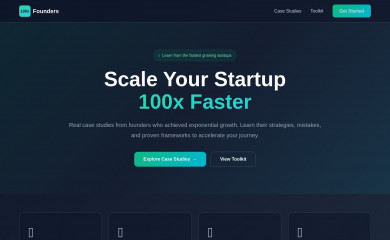 100xfounders.com screenshot