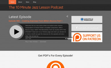 10minutejazzlesson.com screenshot