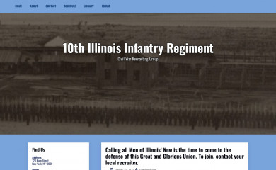 10thillinois.org screenshot