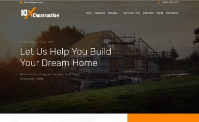 10x-construction.com screenshot