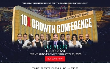 10xgrowthcon.com screenshot