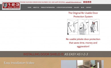 123doorshield.com screenshot