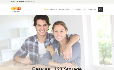 123storage.com.au screenshot