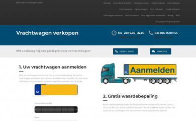 123vrachtwagenverkopen.nl screenshot