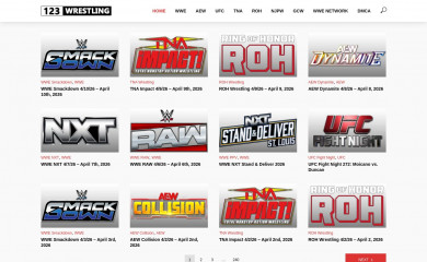123wrestling.com screenshot