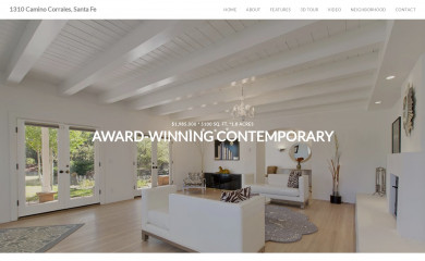 1310caminocorralessantafe.com screenshot