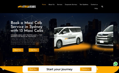 13maxicabs.com screenshot