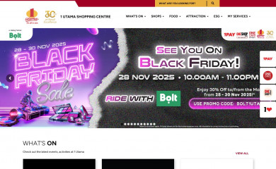1utama.com.my screenshot