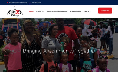 1villageinc.org screenshot
