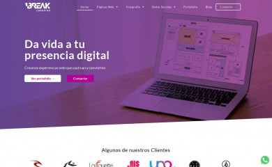 1breakcreativo.com screenshot