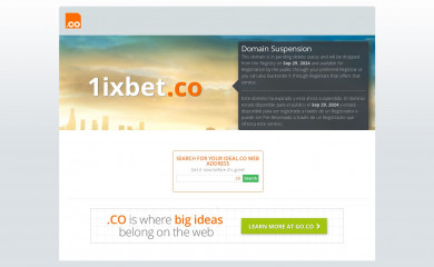 1ixbet.co screenshot