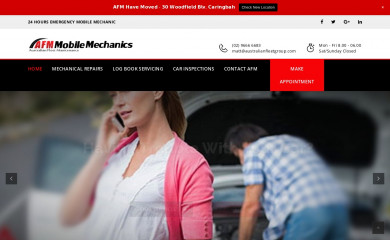 24hourmobilemechanic.com.au screenshot