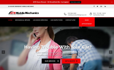 24hourmobilemechanic.com.au screenshot