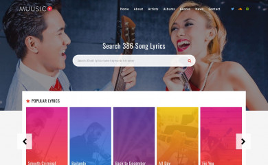 Muusico Child Theme screenshot