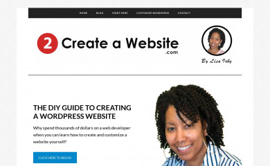 2createawebsite.com screenshot