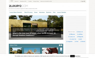 2luxury2.com screenshot