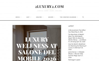 2luxury2.com screenshot