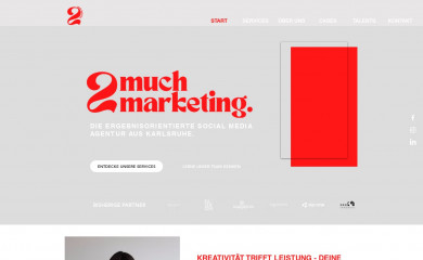 2muchmarketing.de screenshot