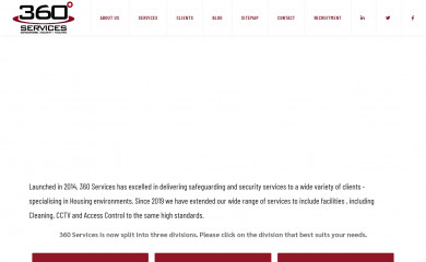 360-services.co.uk screenshot